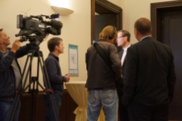 Television with Mr. Heidemeyer (Chamber of Commerce)